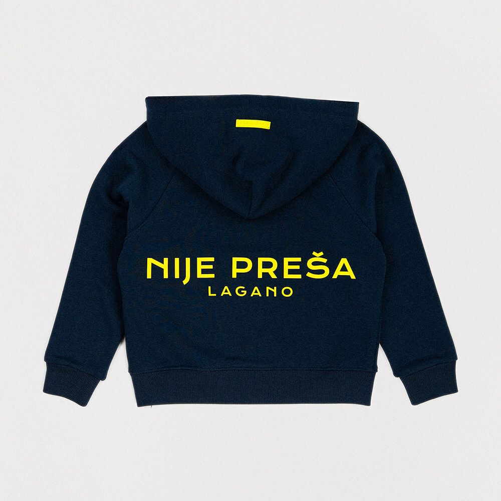 NIJE PREŠA, LAGANO • Dječiji Zip Duks sa Kapuljačom